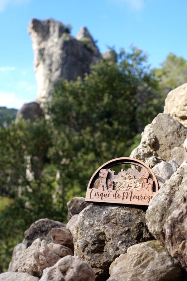 Magnet du Cirque de Moureze en bois