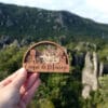 Magnet du Cirque de Moureze en bois