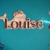 Prénom Louise lettres en bois découpées pour décoration murale personnalisée de chambre bébé.