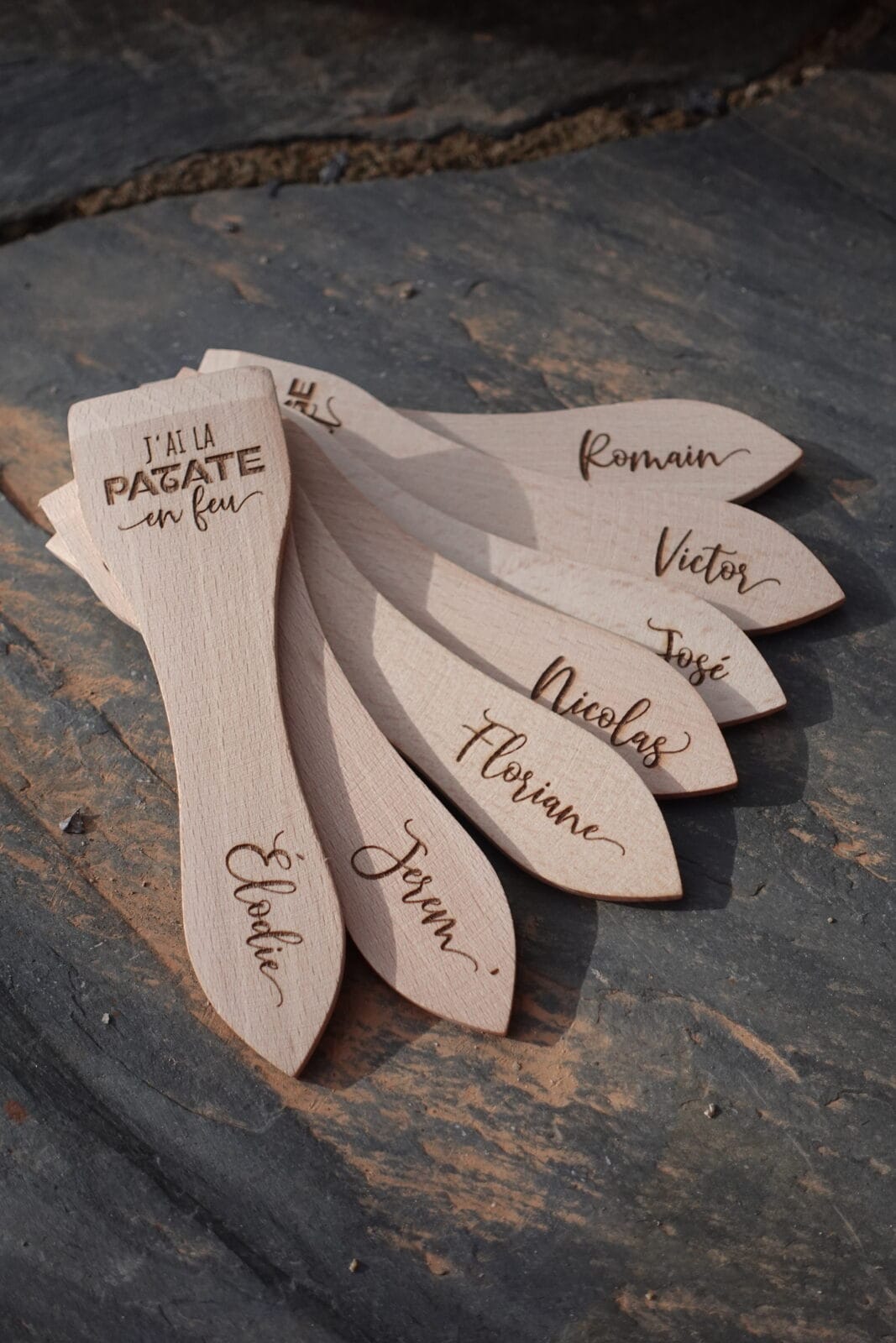 DSC08952 Spatules à raclette personnalisées