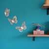 Papillon en bois découpé au laser et personnalisé décoration de chambre