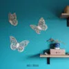Papillon en bois découpé au laser et personnalisé décoration de chambre