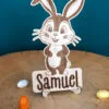 Animal en bois personnalisé avec prénom