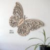Papillon en bois découpé au laser et personnalisé décoration de chambre