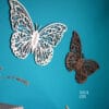 Papillon en bois découpé au laser et personnalisé décoration de chambre