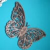 Papillon en bois découpé au laser et personnalisé décoration de chambre