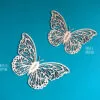 Papillon en bois découpé au laser et personnalisé décoration de chambre