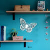Papillon en bois découpé au laser et personnalisé décoration de chambre