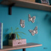 Papillon en bois découpé au laser et personnalisé décoration de chambre