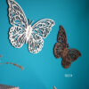 Papillon en bois découpé au laser et personnalisé décoration de chambre
