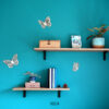 Papillon en bois découpé au laser et personnalisé décoration de chambre