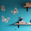Papillon en bois découpé au laser et personnalisé décoration de chambre