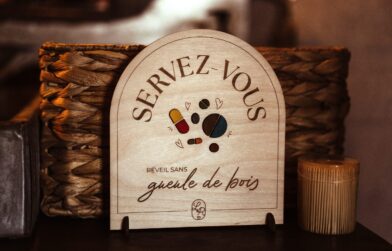 Pancarte de décoration en bois pour mariage pour le kit gueule de bois