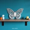 Papillon en bois découpé au laser et personnalisé décoration de chambre