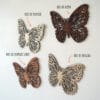 Papillon en bois découpé au laser et personnalisé décoration de chambre